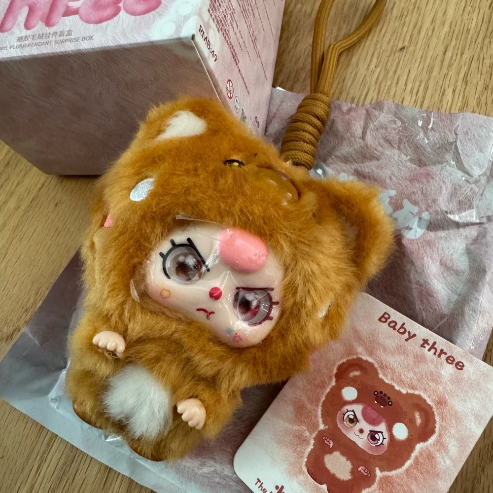 Authentic Baby Three (BB3) Little Tiger Rawr with “Special Eyes”